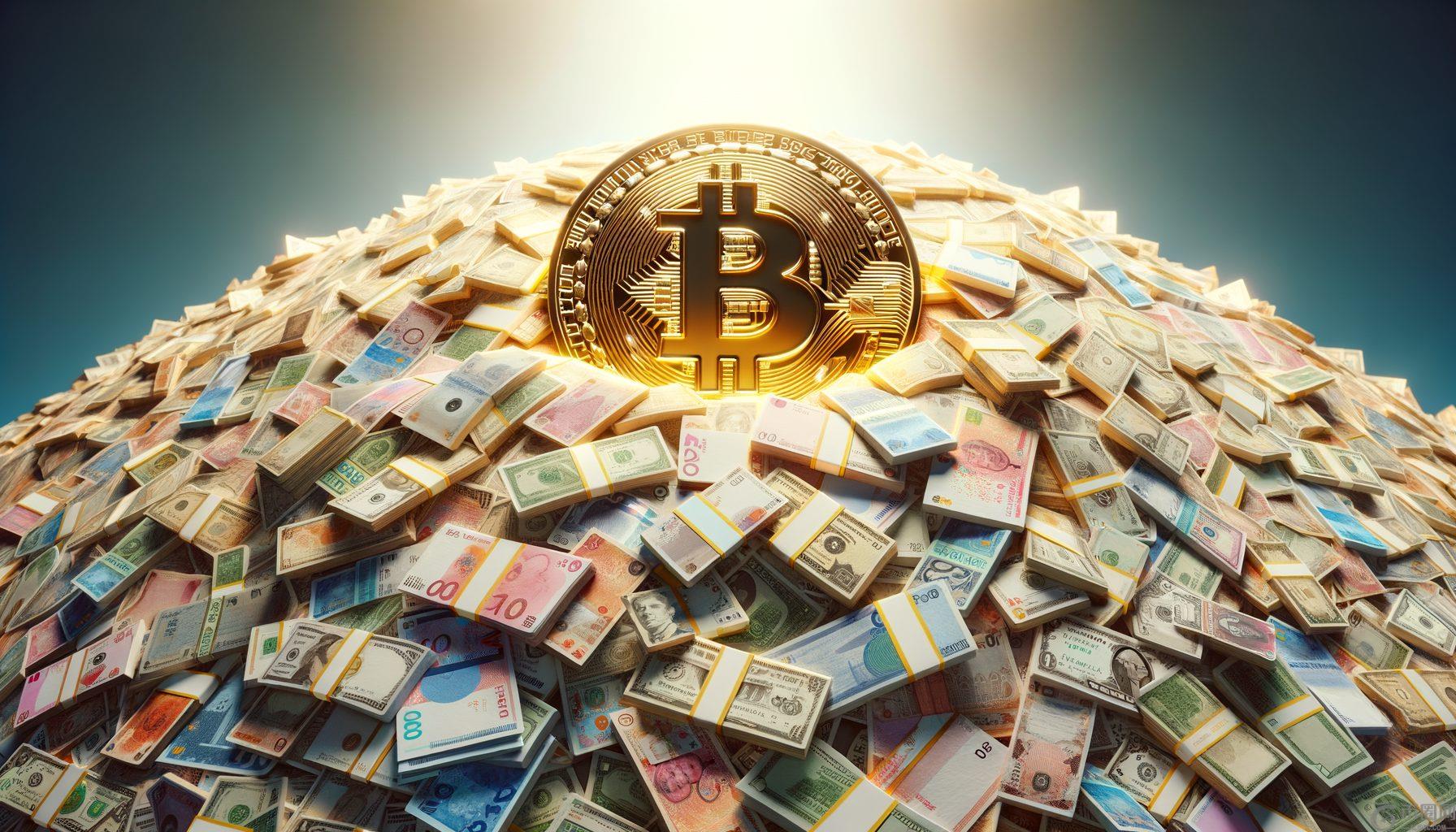 周一纽约尾盘比特币期货涨172%